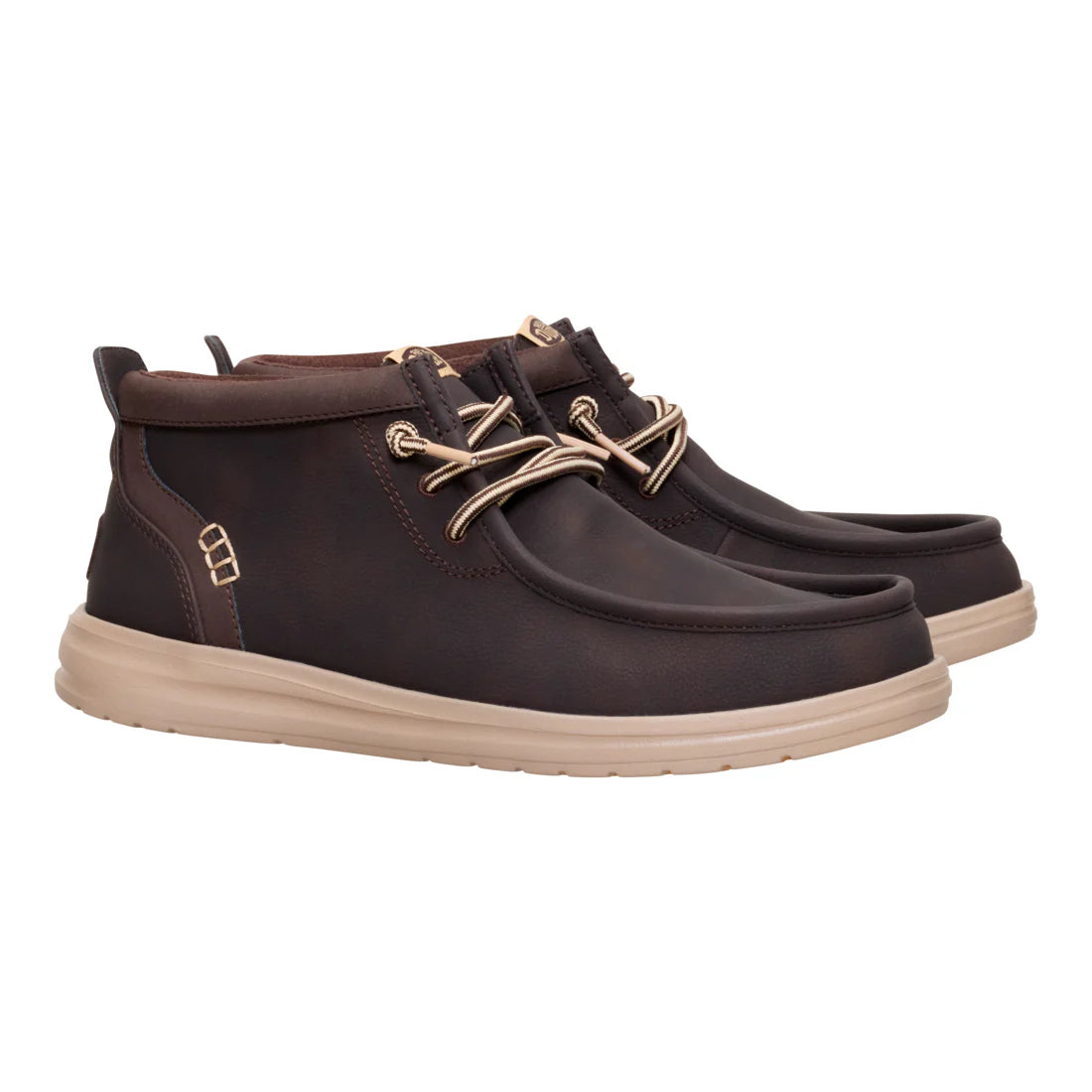 HEY DUDE BOTIN WALLY MID GRIPR MOLE BROWN