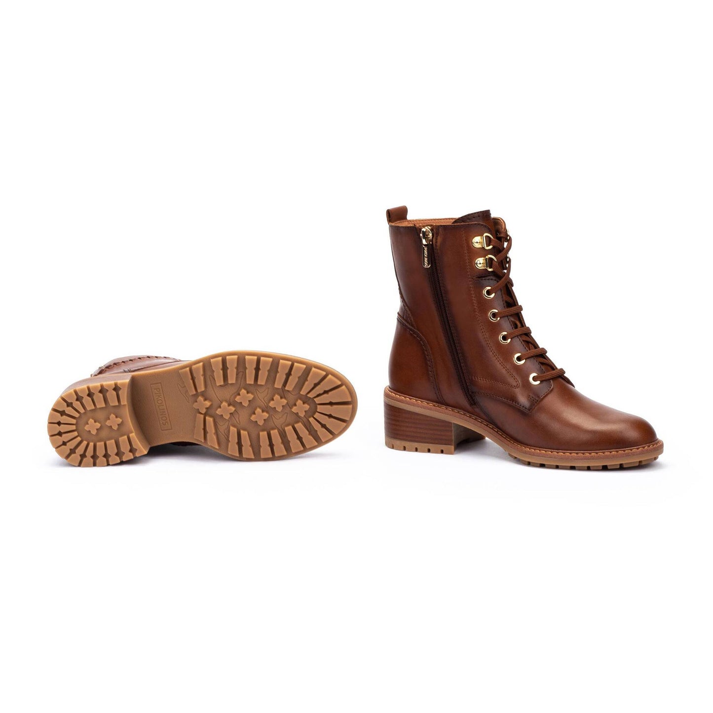 PIKOLINOS BOTIN TACON MEDINA CUERO W0D-8672 CUERO