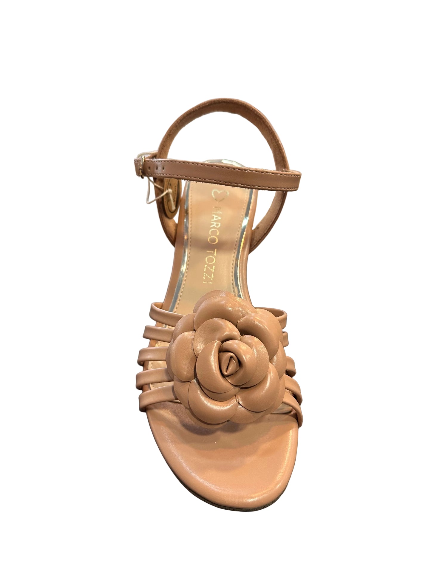 SANDALIA TACON MARCO TOZZI FLOR NUDE