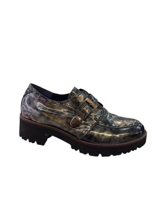 CALLAGHAN MOCASIN METALIZADO HEBILLA
