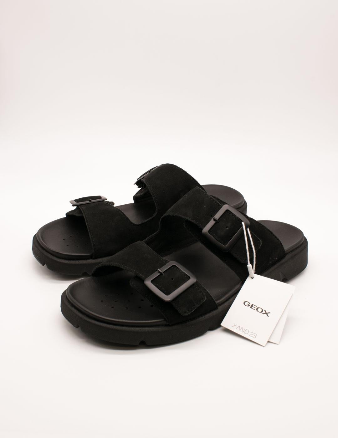 CHANCLO GEOX U46BGA 00032 XAND NEGRO