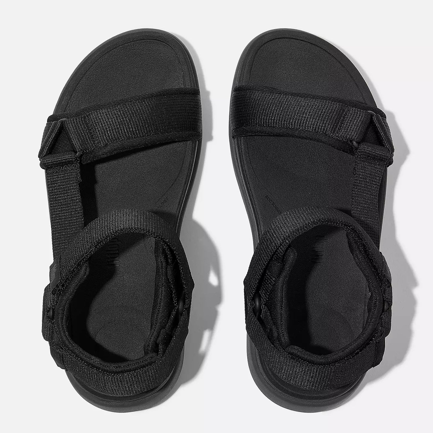 SANDALIA FITFLOP F-MODE HOMRE NEGRO
