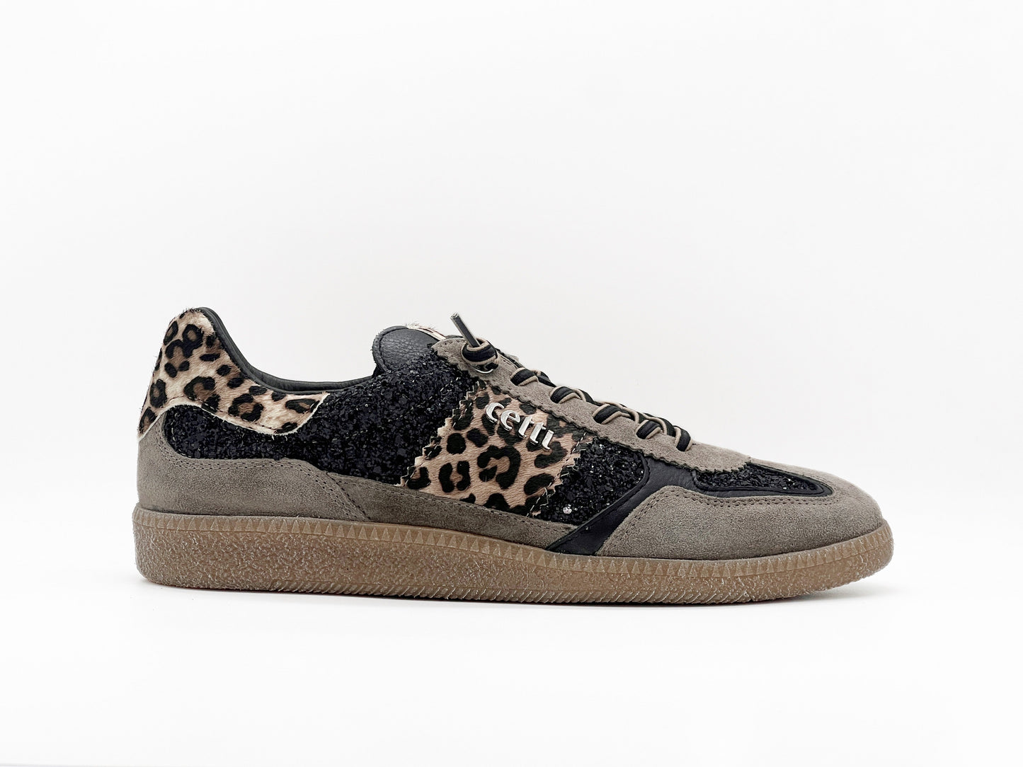 CETTI ZAPATLLA C-1395 ANTE GLITTER NEGRO