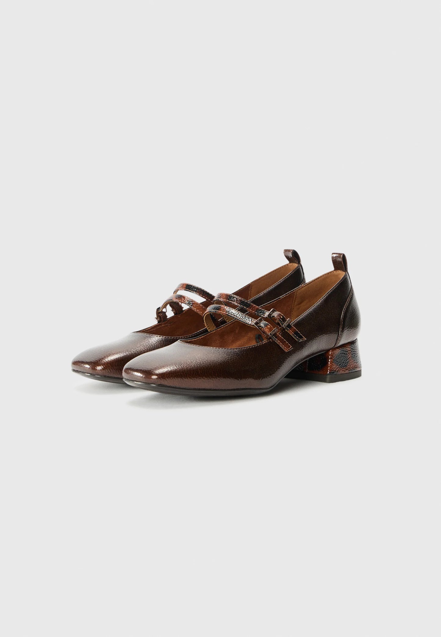 TAMARIS TACONES MARRON COMBINADO