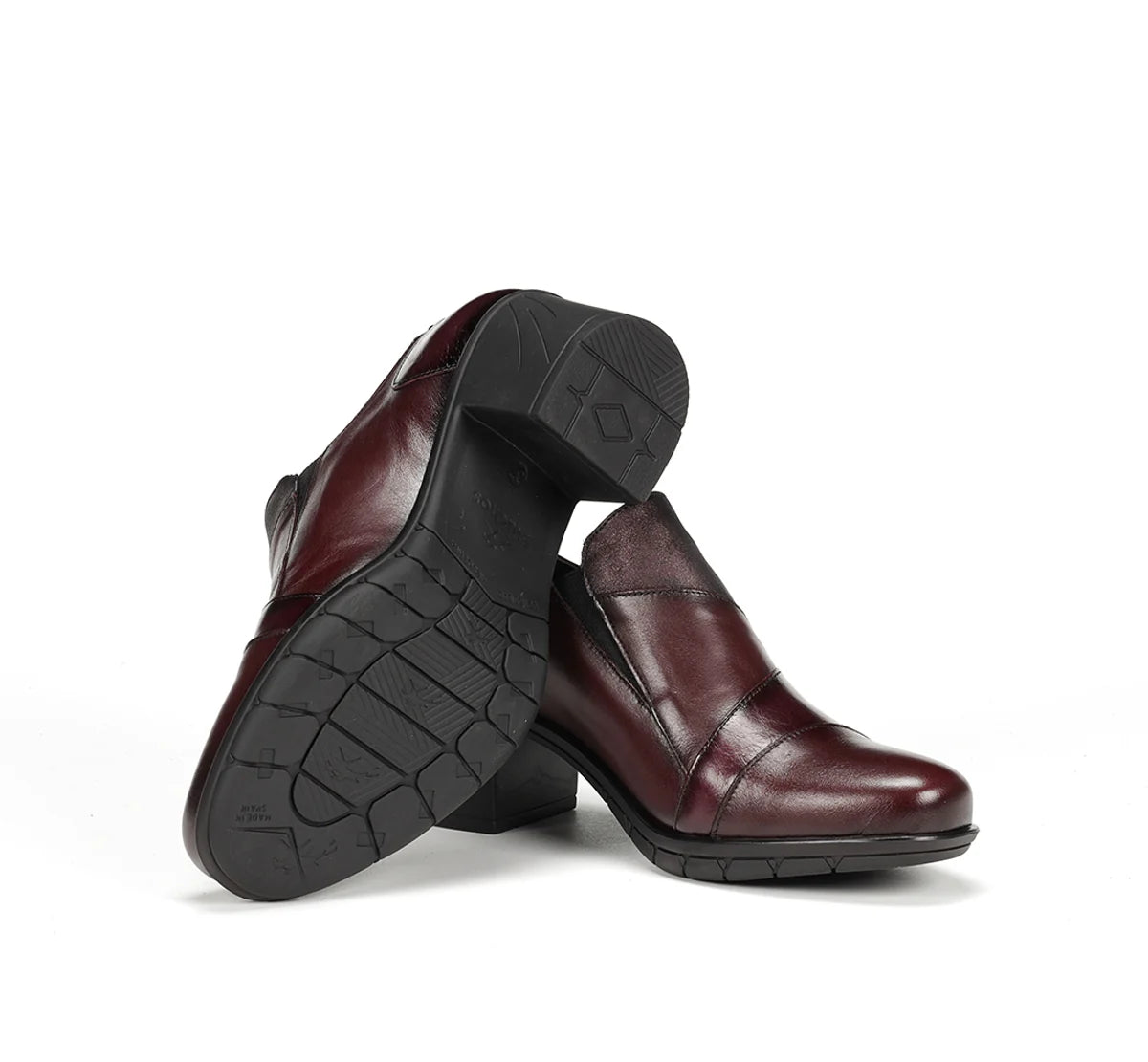FLUCHOS NYDIA F1802 SLIP ON BURDEOS