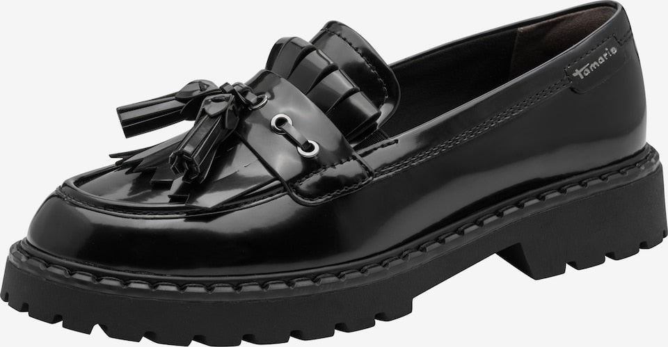 MOCASIN NEGRO BORLAS TAMARIS