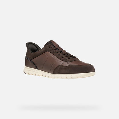 Geox zapatilla Flextridezero Plus Hombre Marron calce facil