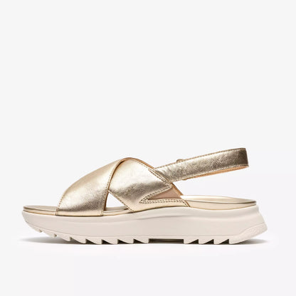 SANDALIA CLARKS DASHLITE WISH GOLD LEATHER