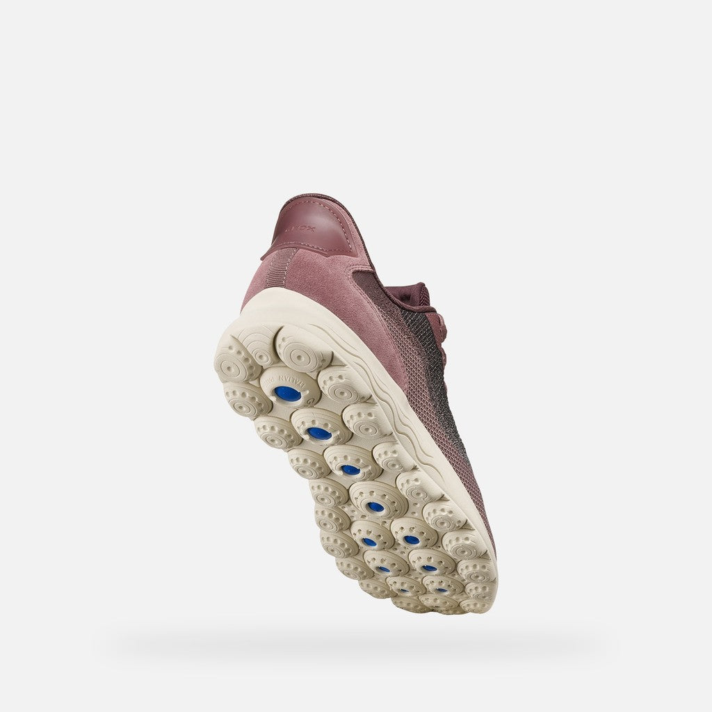 ZAPATILLA GEOX SPHERICA Plus OLD ROSE resitente al agua