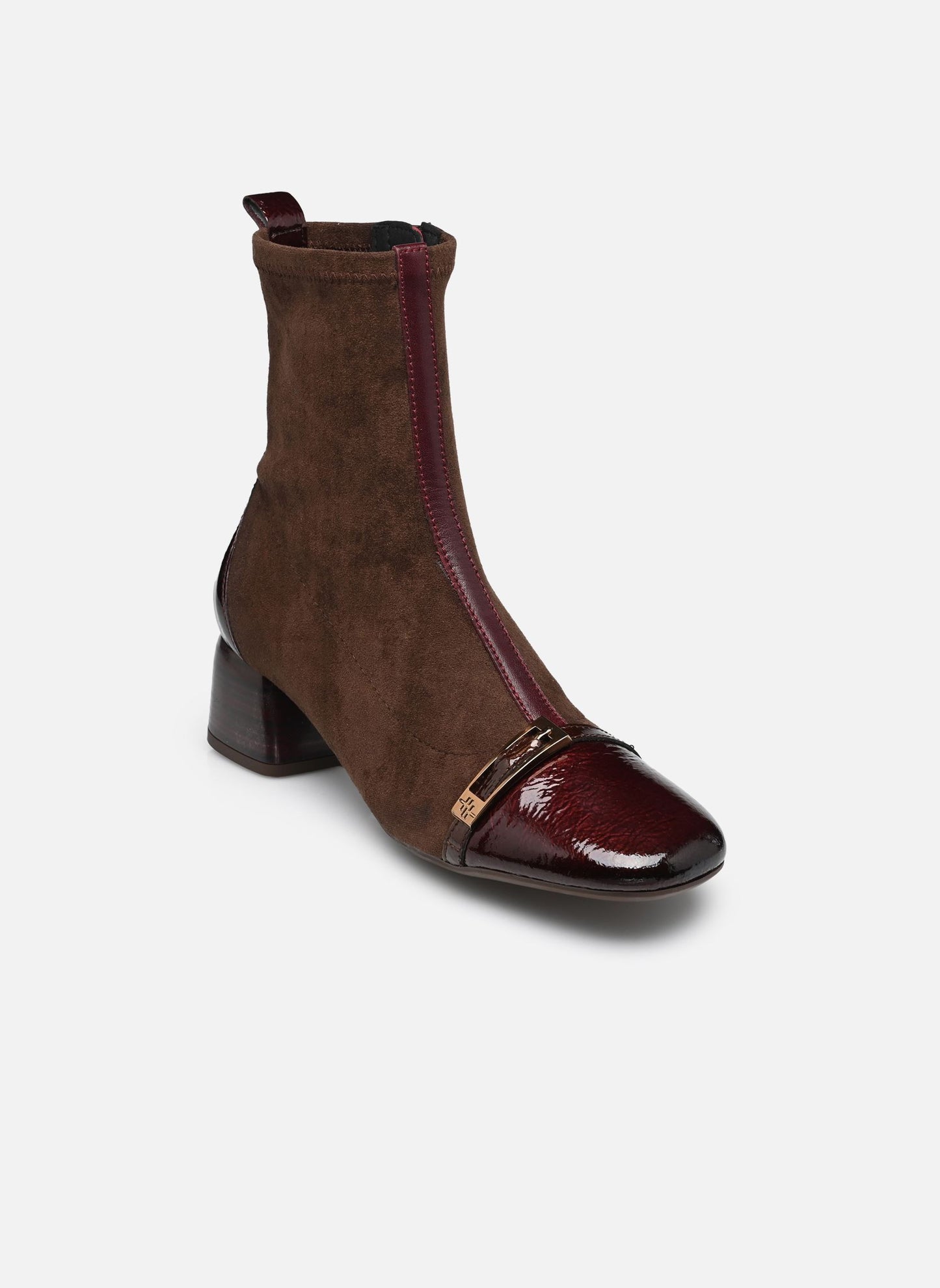 Hispanitas Botines bajos VARSOVIA VELOUR ESPRESSO