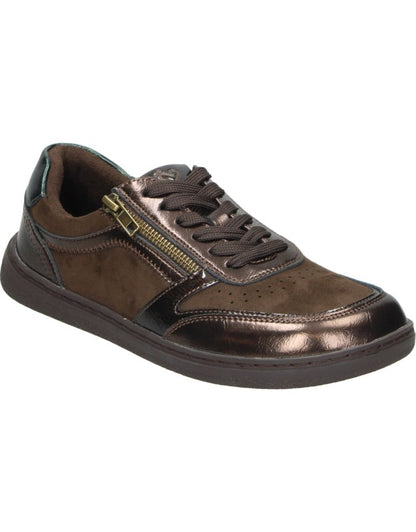 ZAPATOS BAREFOOT AMARPIES AJC31152 EN MARRÓN PARA MUJER