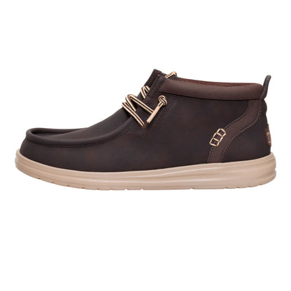 HEY DUDE BOTIN WALLY MID GRIPR MOLE BROWN