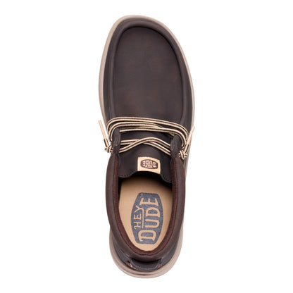HEY DUDE BOTIN WALLY MID GRIPR MOLE BROWN