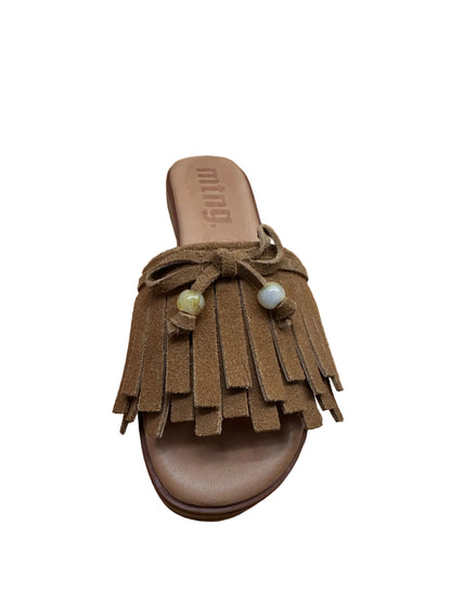 SANDALIA MUSTANG FLECOS CAMEL