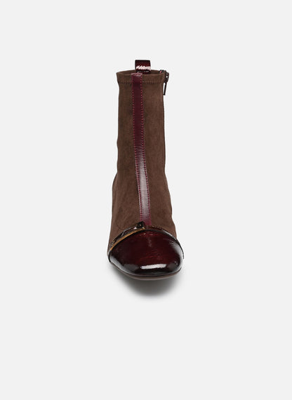 Hispanitas Botines bajos VARSOVIA VELOUR ESPRESSO