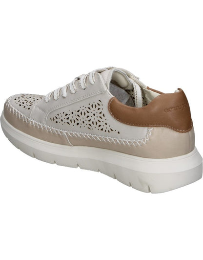 ZAPATOS CON CUÑA AMARPIES AHI30061 EN BEIGE PARA MUJER