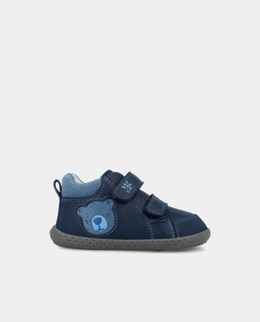 BOTINES PIEL GARVALIN AZUL OSO