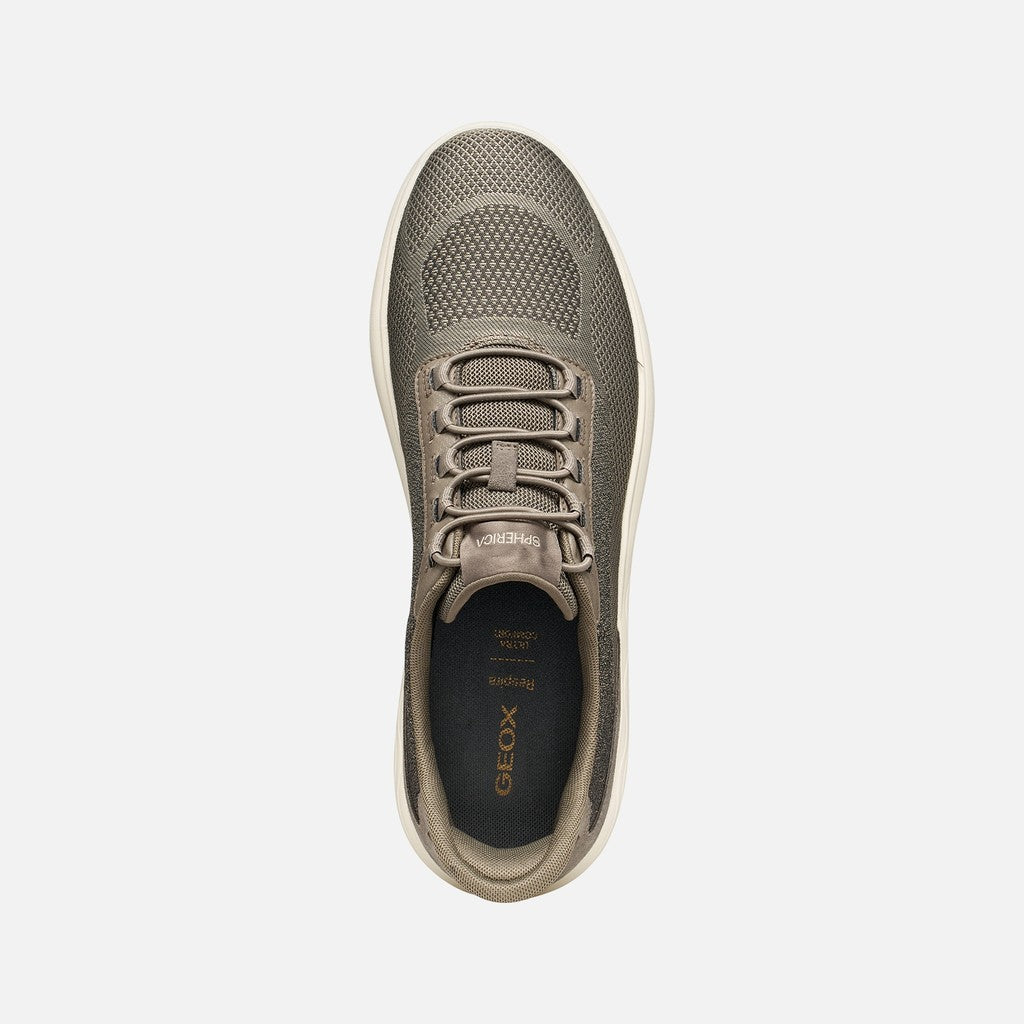 Zapatillas Geox Spherica Plus Wr Hombre Gris