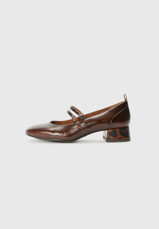 TAMARIS TACONES MARRON COMBINADO