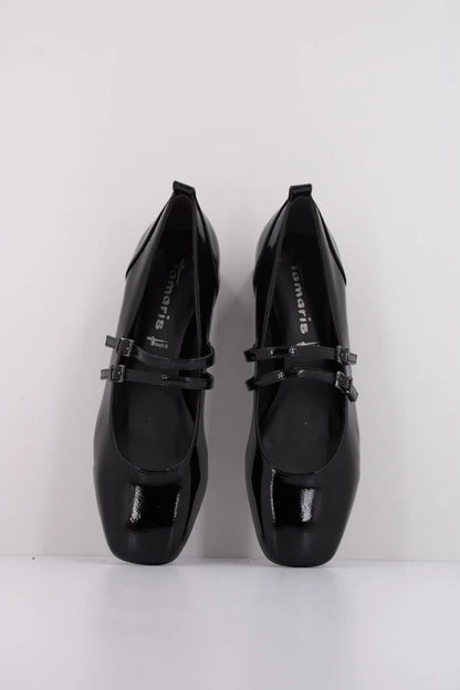 TAMARIS TACONES MARRON COMBINADO