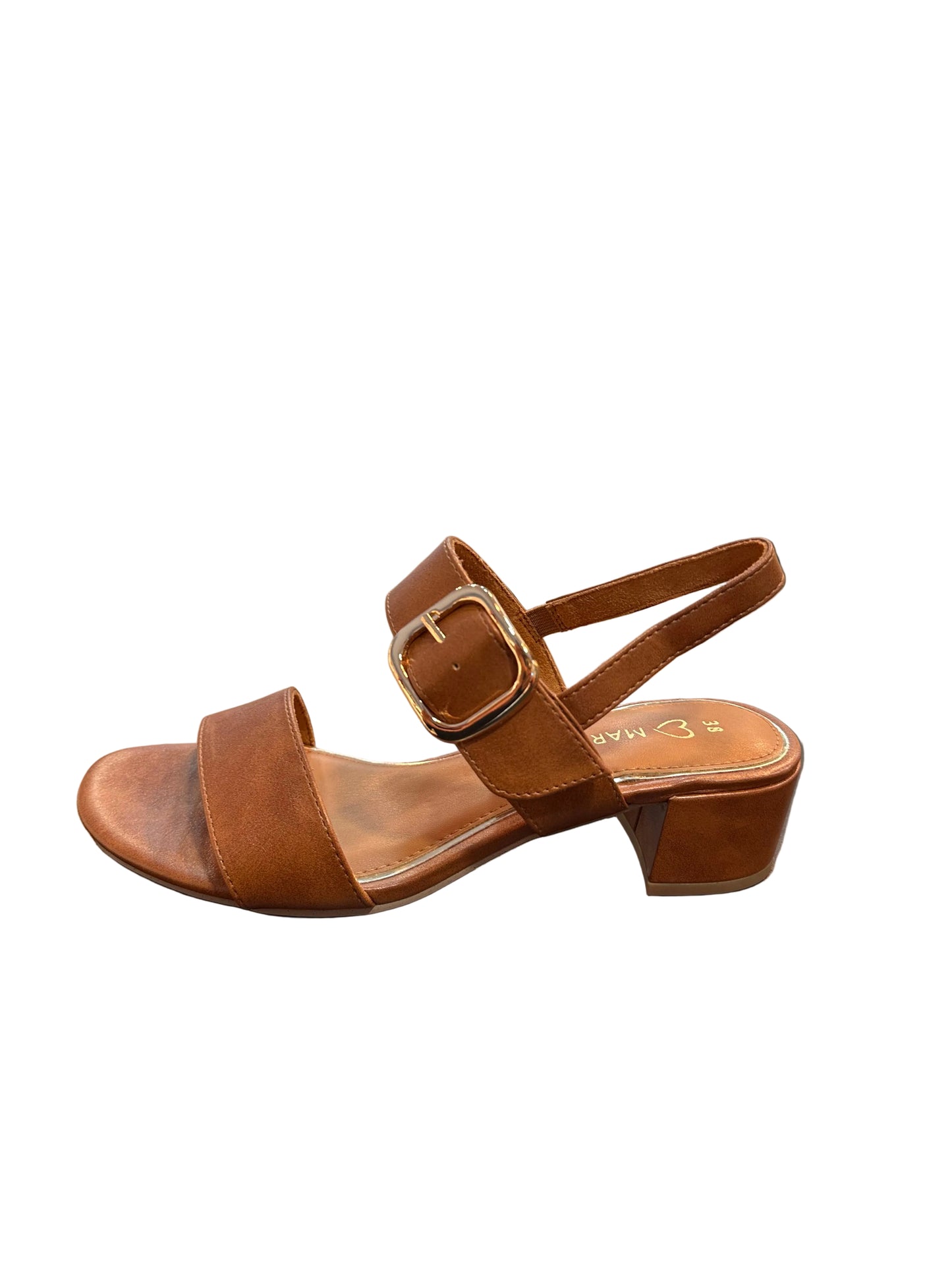 SANDALIA TACÓN MARCO TOZZI COGNAC