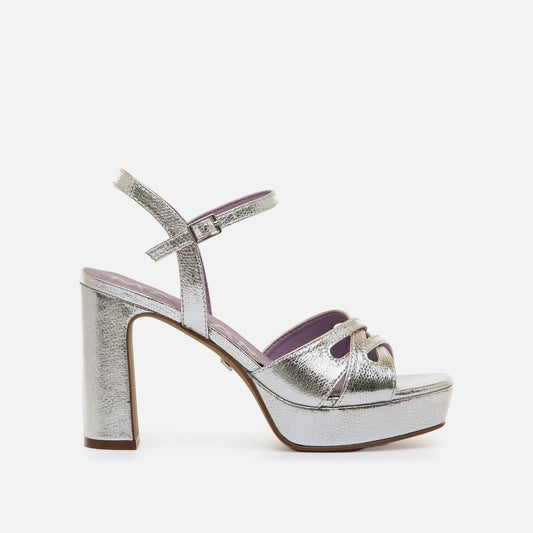 MARIAMARE SANDALIA TACÓN ROSETA PLATAFORMA