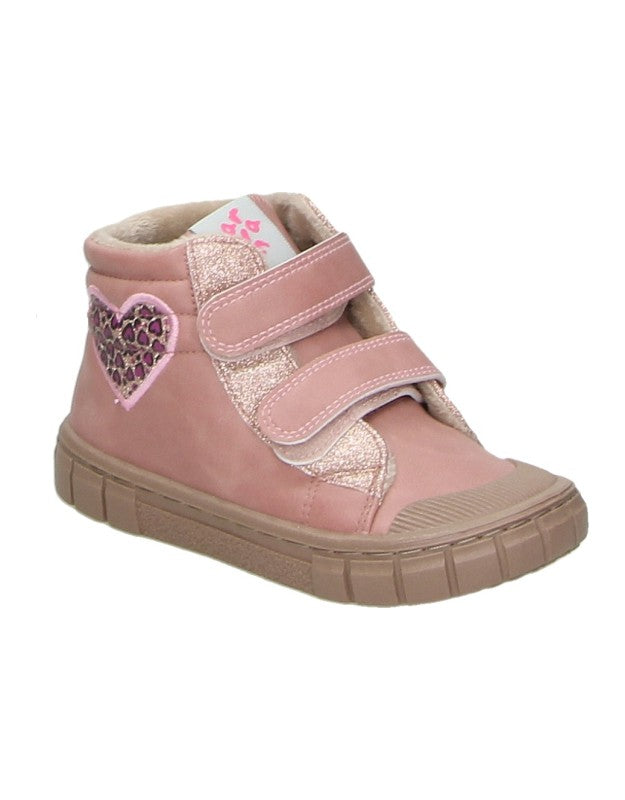 BOTINES GARVALIN DE VELCRO PARA NIÑA EN ROSA 261331-B032