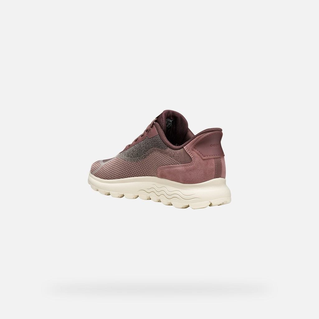 ZAPATILLA GEOX SPHERICA Plus OLD ROSE resitente al agua