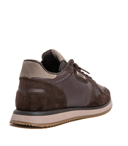 ZAPATILLAS PIEL DE HOMBRE CON CORDONES ELÁSTICOS CETTI 1397 MOKA
