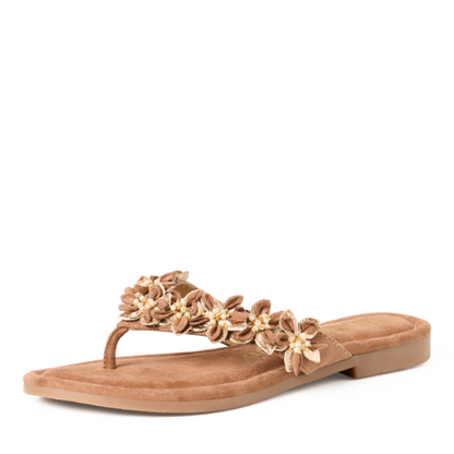 SANDALIA BEIGE MARCO TOZZI FLORES