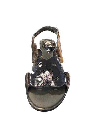 SANDALIA CALLAGHAN TACÓN NEGRO CHAROL KIMY