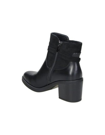 BOTINES DE TACÓN NEGROS HISPAFLEX 2533 PARA MUJER
