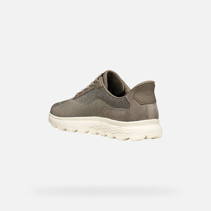 Zapatillas Geox Spherica Plus Wr Hombre Gris