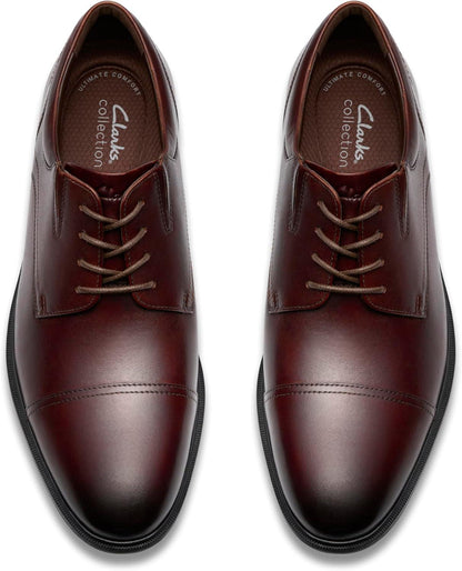 ZAPATO CLARKS STEADWELL CAP MAHOGANY