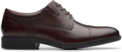 ZAPATO CLARKS STEADWELL CAP MAHOGANY