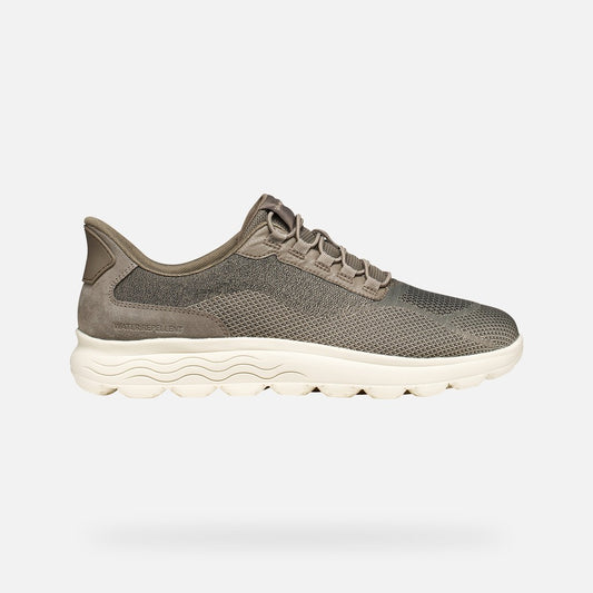 Zapatillas Geox Spherica Plus Wr Hombre Gris