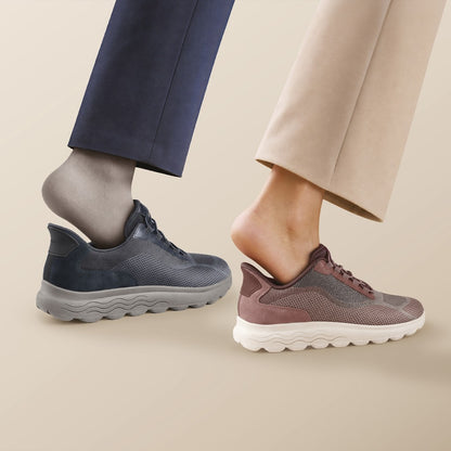 ZAPATILLA GEOX SPHERICA Plus OLD ROSE resitente al agua