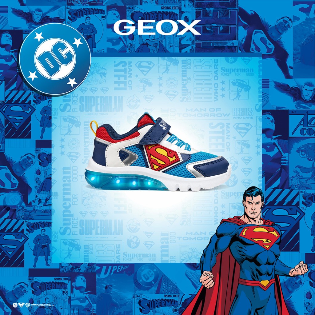 ZAPATILLA GEOX SUPERMAN LUZ