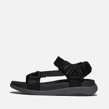 SANDALIA FITFLOP F-MODE HOMRE NEGRO