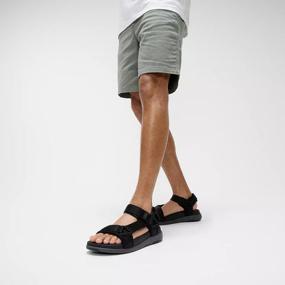 SANDALIA FITFLOP F-MODE HOMRE NEGRO