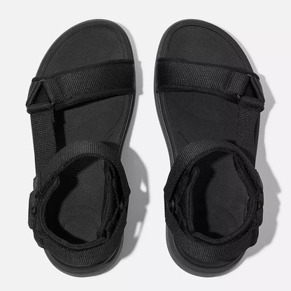 SANDALIA FITFLOP F-MODE HOMRE NEGRO