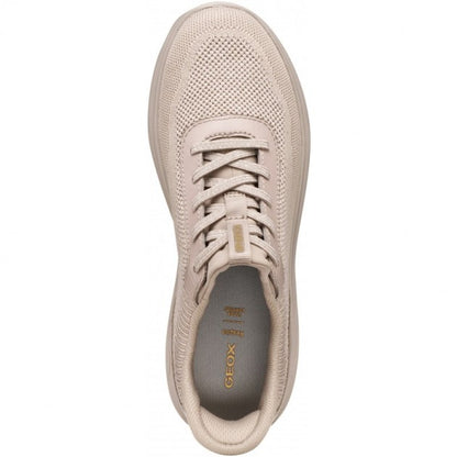DEPORTIVA MUJER GEOX SPHERICA PLUS BEIGE D567MA
