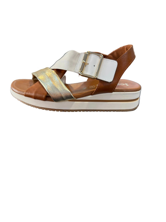 SANDALIA MUJER PIEL CUÑA