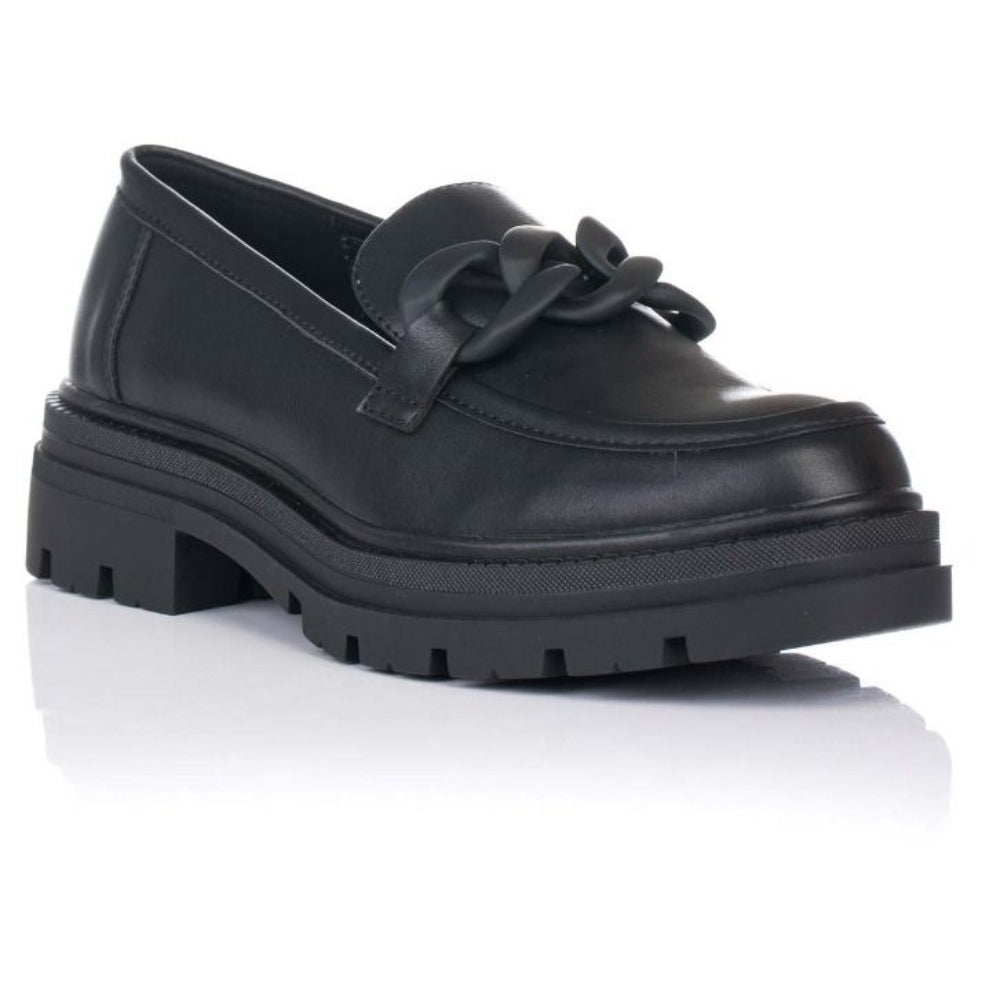 MOCASÍN CONFORT HISPAFLEX PARA MUJER 23260 NEGRO