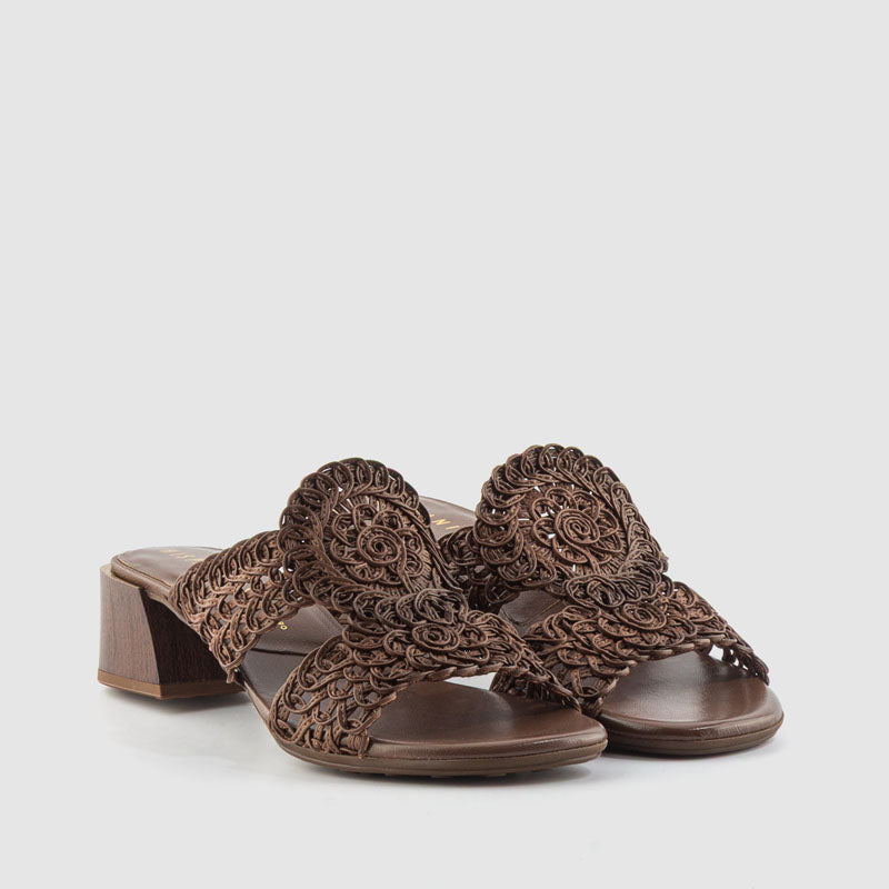 SANDALIA BORDADOS PIEL HISPANITAS TULIPAN
