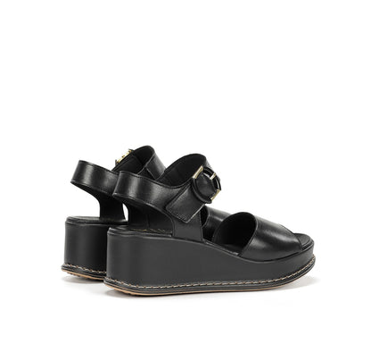 SANDALIAS CON CUÑA DE MUJER FLUCHOS D9649