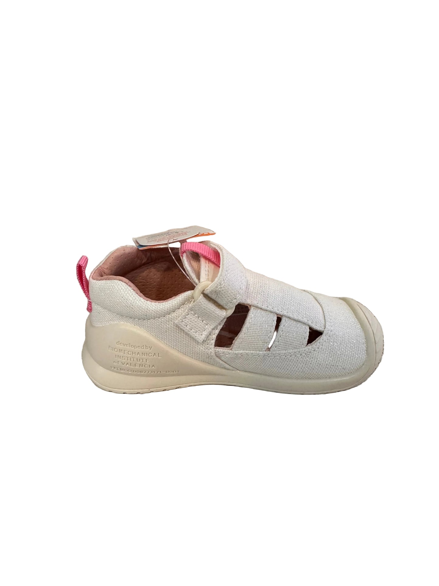 BIOMECANICS SANDALIA CERRADA LONA LAVABLE BLANCA