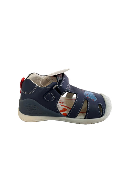 BIOMECANICS SANDALIA CERRADA AZUL 262126-A556