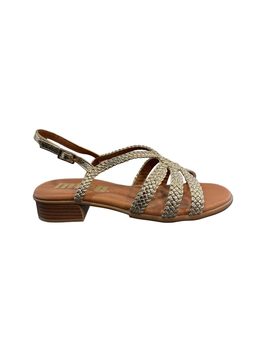 SANDALIA MUSTANG TACON 55786 ORO VIEJO