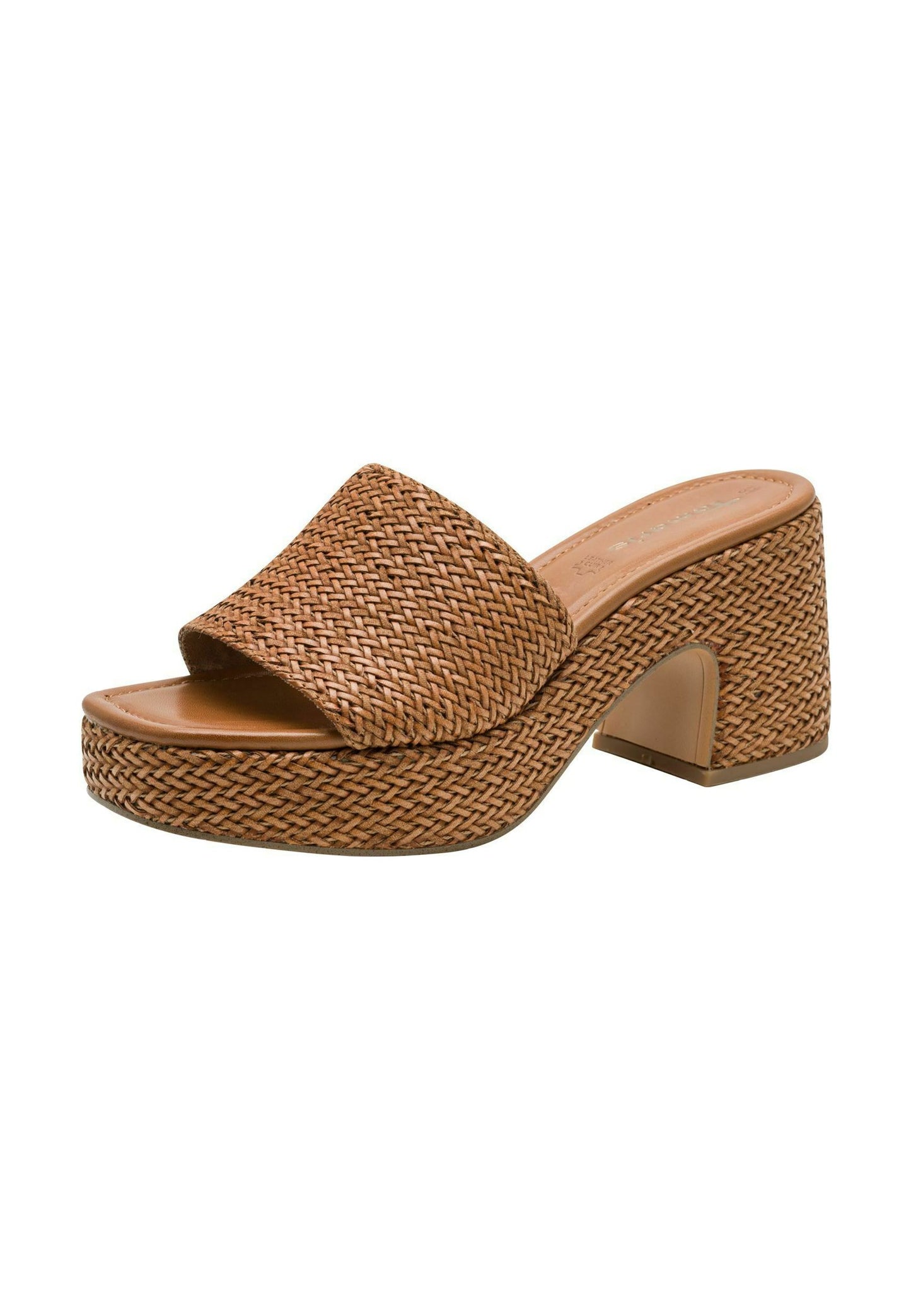 SANDALIA TACÓN TAMARIS COGNAC I-27232-46